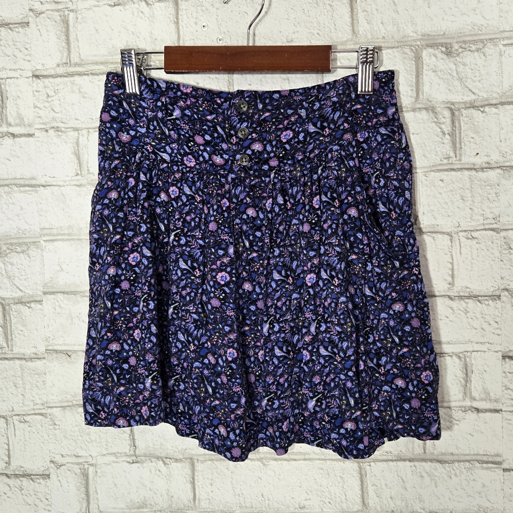 AEO floral flowy mini skirt